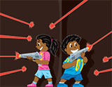 franky banana kids laser game